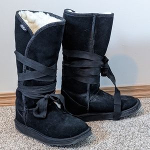 Emu Wool Lined Suede Winter Boots sz 6-6.5